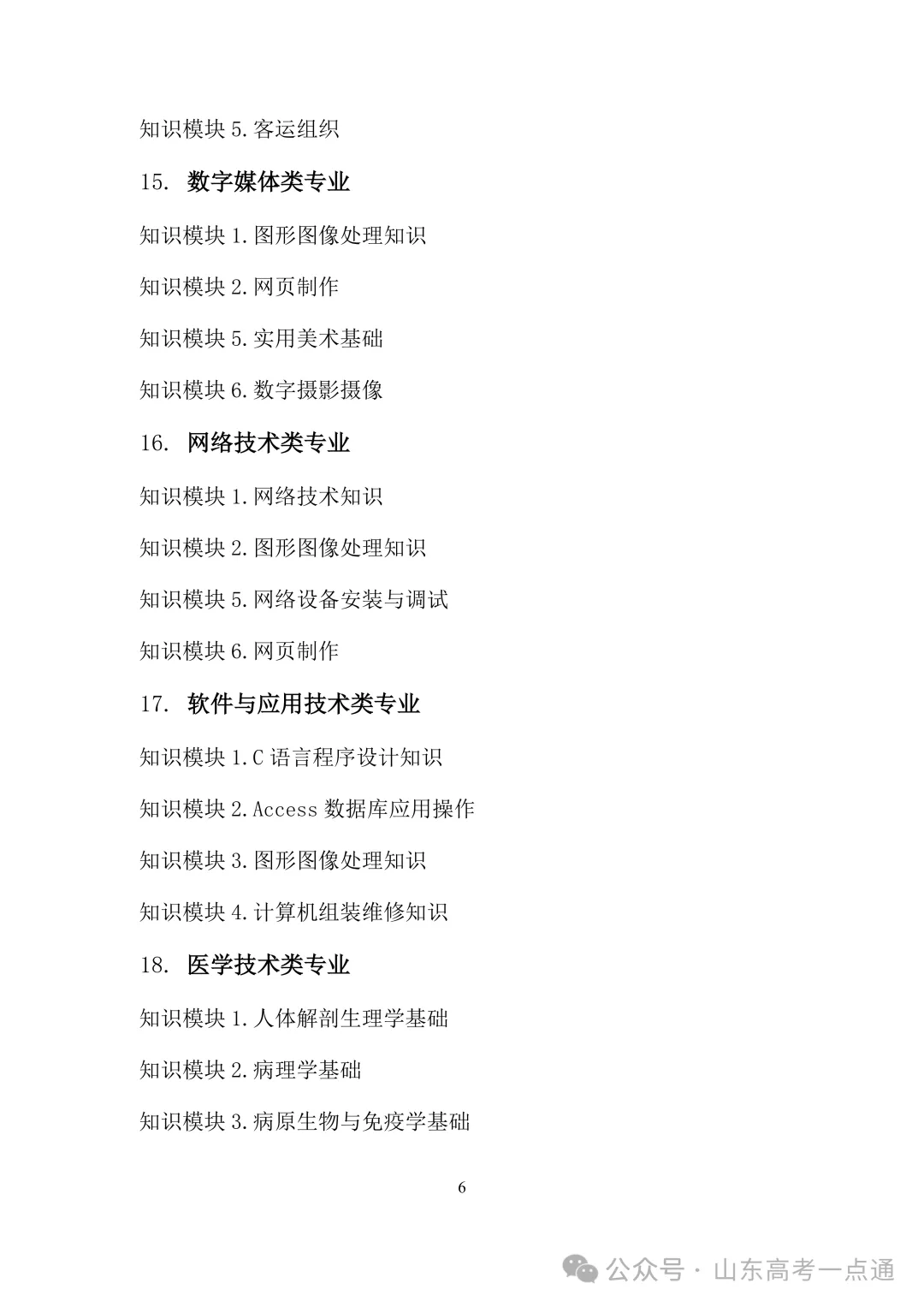 2026年山东省春季高考统一考试“知识”部分考试说明发布!-第8张图片-四季读书网 2026年山东省春季高考统一考试“知识”部分考试说明发布!-第8张图片-四季读书网