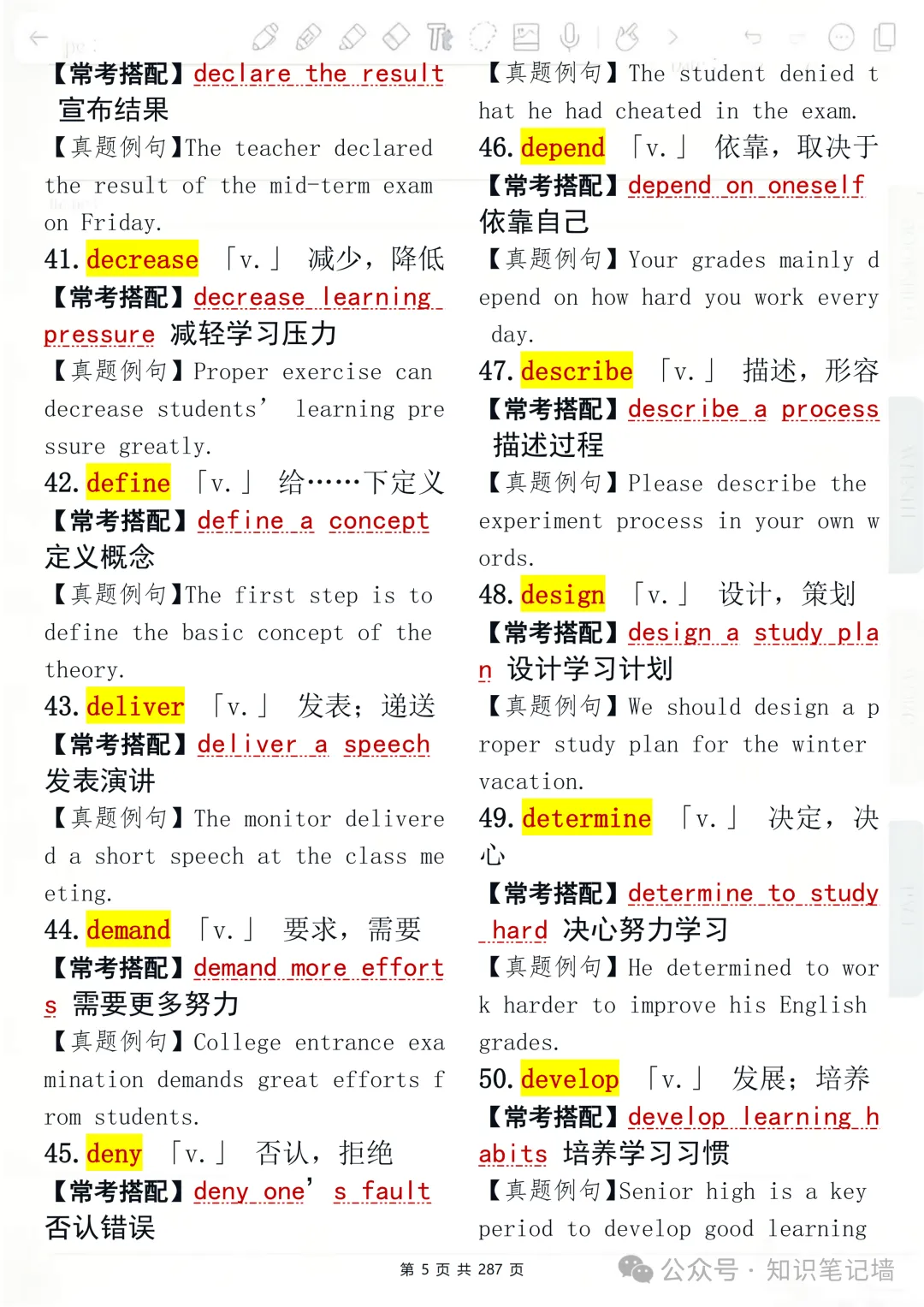 高考英语 3500 考纲核心词汇,按真题话题分类整理(附常考搭配+例句),建议打印出来反复背诵-第5张图片-四季读书网