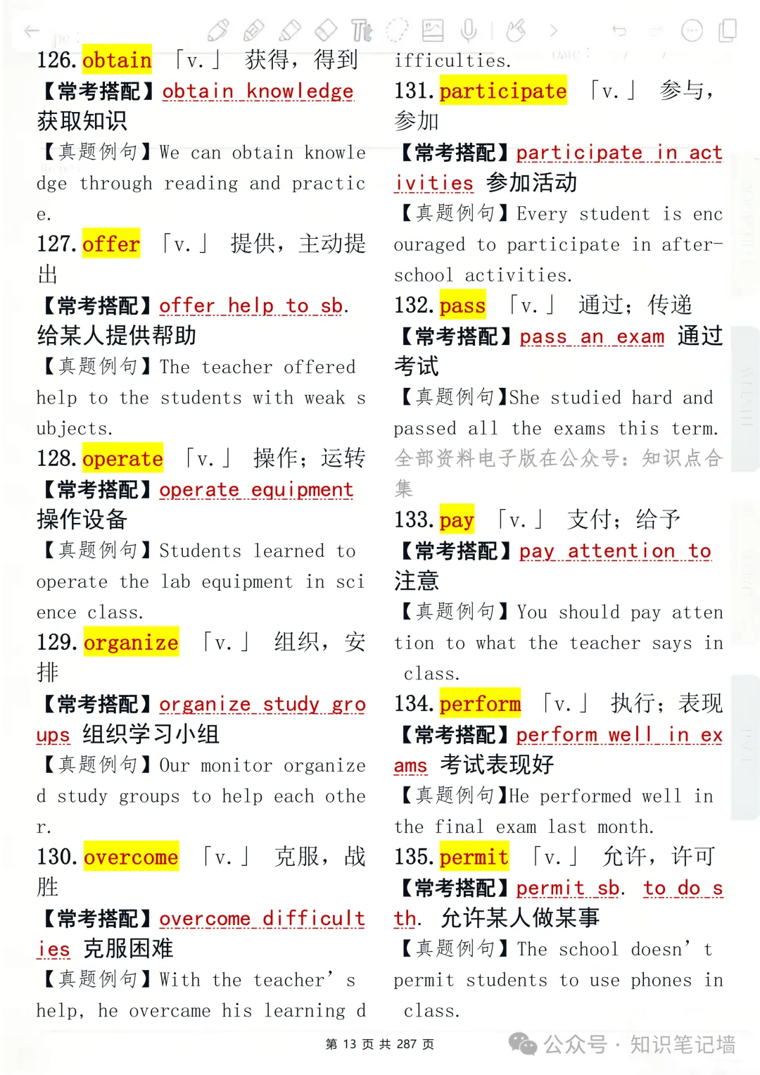 高考英语 3500 考纲核心词汇,按真题话题分类整理(附常考搭配+例句),建议打印出来反复背诵-第13张图片-四季读书网