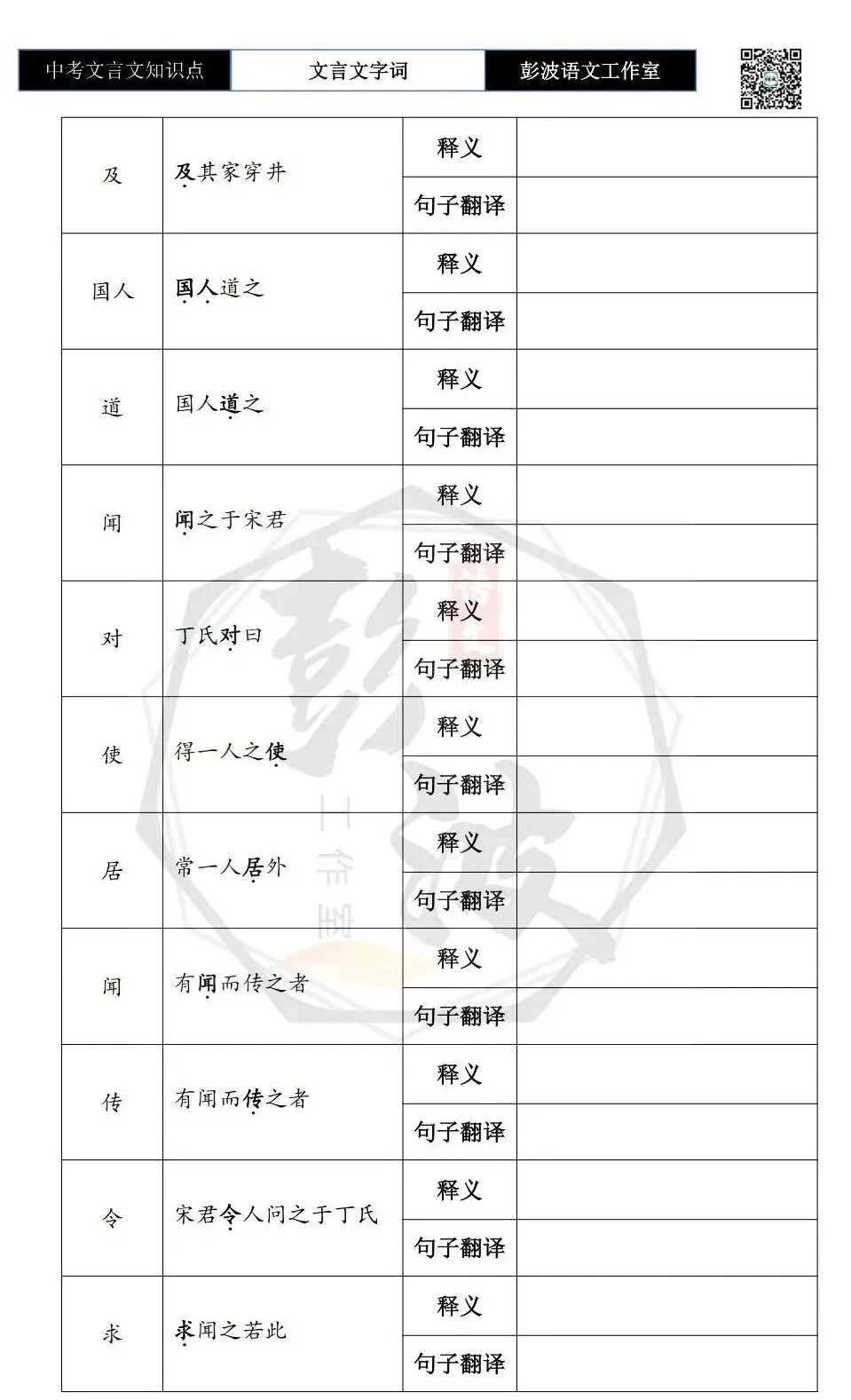 【中考文言文专项】03重点实词-七年级上自测(2元)-第17张图片-四季读书网 【中考文言文专项】03重点实词-七年级上自测(2元)-第17张图片-四季读书网