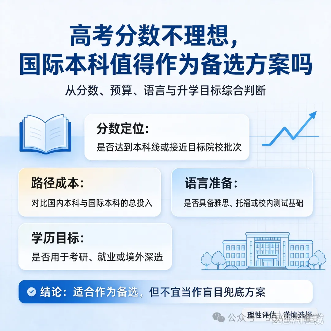 高考分数不理想,国际本科值得作为备选方案吗-第1张图片-四季读书网 高考分数不理想,国际本科值得作为备选方案吗-第1张图片-四季读书网