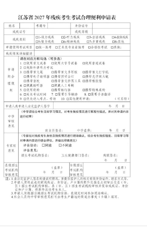 高考、合格考报名相关表格-第4张图片-四季读书网