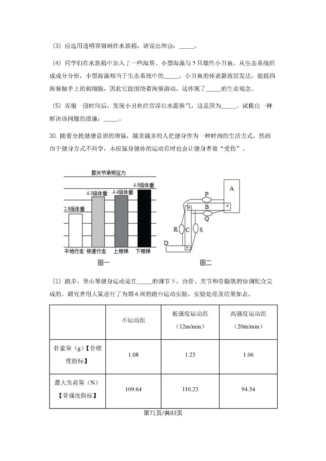 初三上学期各科期中试卷汇总-第71张图片-四季读书网