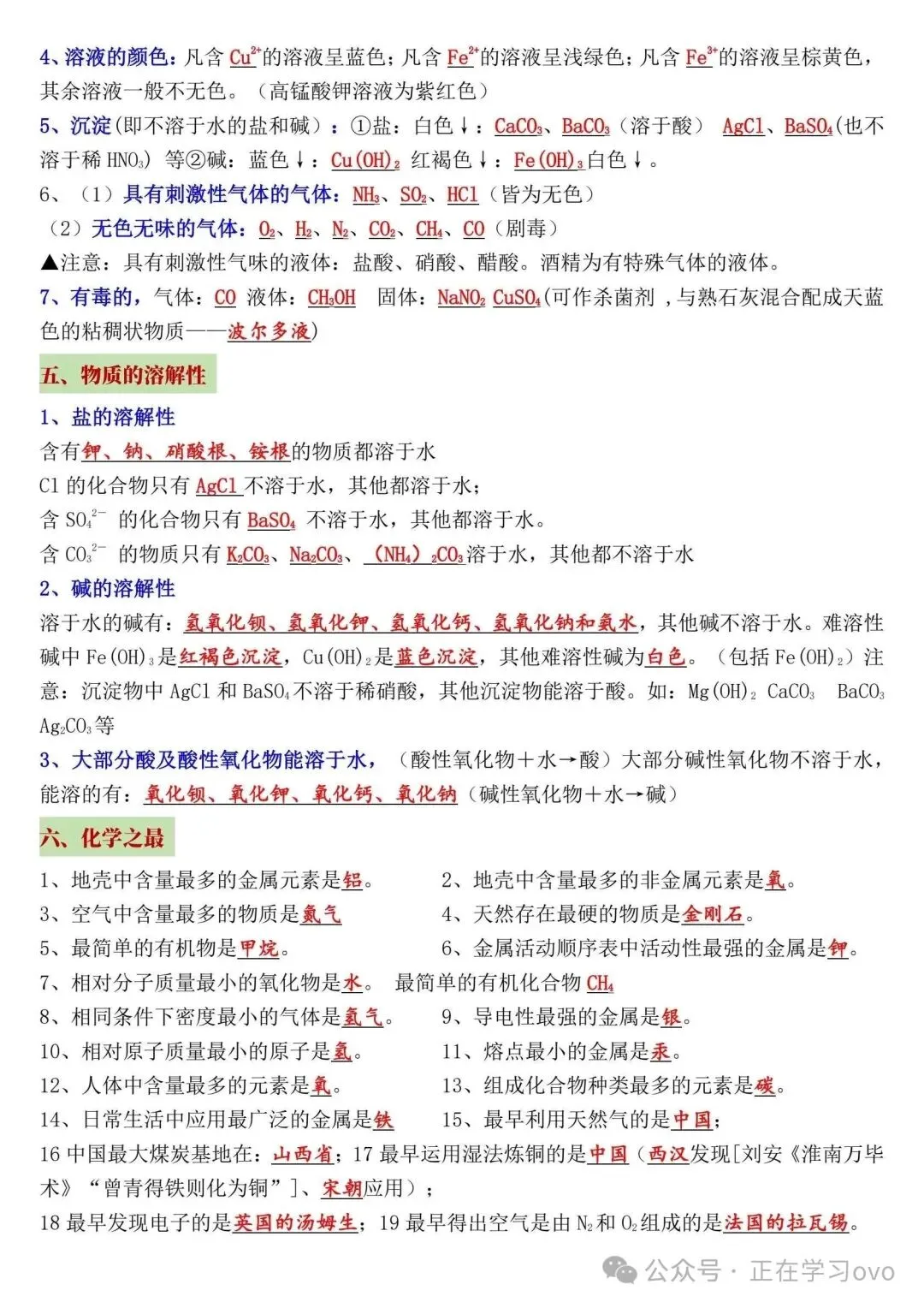 初三化学还不好,一定是没背这些-第5张图片-四季读书网