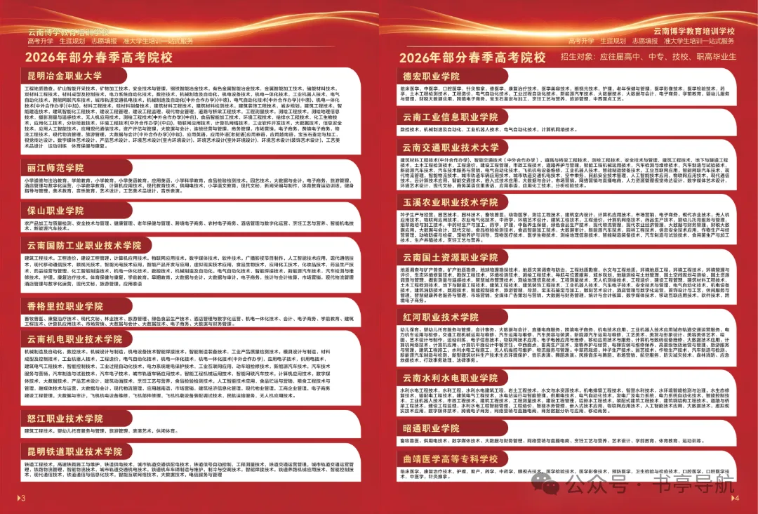 2027云南春季高考|省内民办院校预估录取分·会考分对应档·王牌热门专业全盘点-第32张图片-四季读书网 2027云南春季高考|省内民办院校预估录取分·会考分对应档·王牌热门专业全盘点-第32张图片-四季读书网