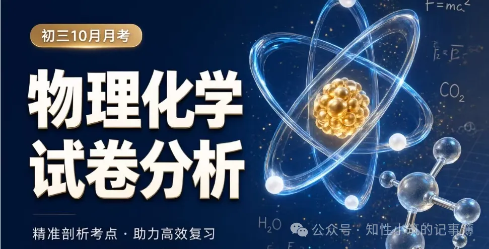 深度复盘|沧州八中初三10月考:物理化学“坑”在哪里?如何逆袭期中考?-第1张图片-四季读书网