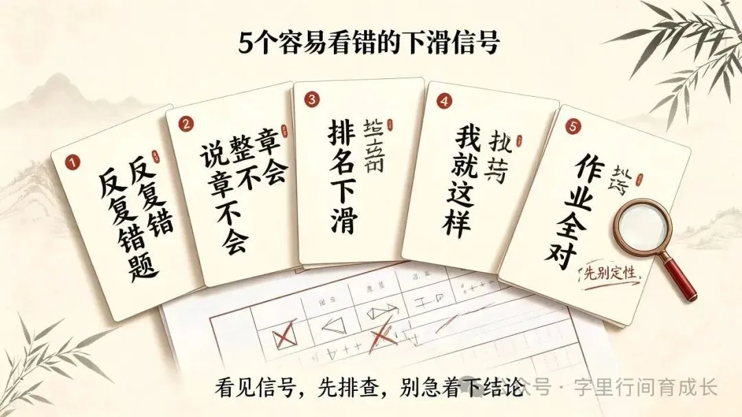 初二成绩突然下滑,未必是退步!5个假性滑坡,很多家长白白焦虑半年-第2张图片-四季读书网 初二成绩突然下滑,未必是退步!5个假性滑坡,很多家长白白焦虑半年-第2张图片-四季读书网