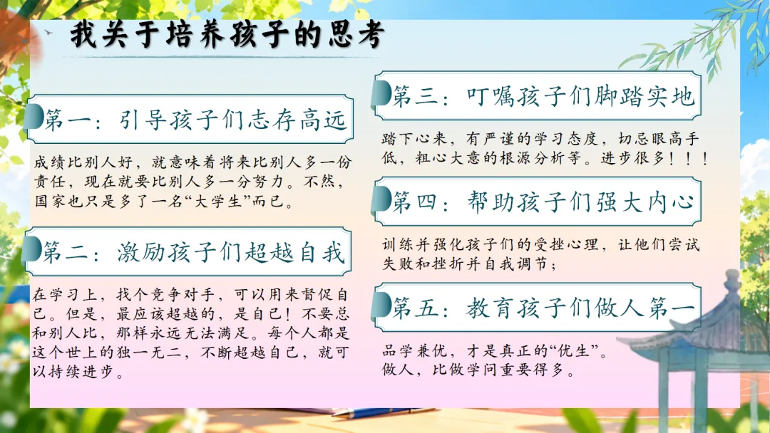 初二上学期期中家长会:乘风破浪正当时, 初二筑梦向远方-第29张图片-四季读书网