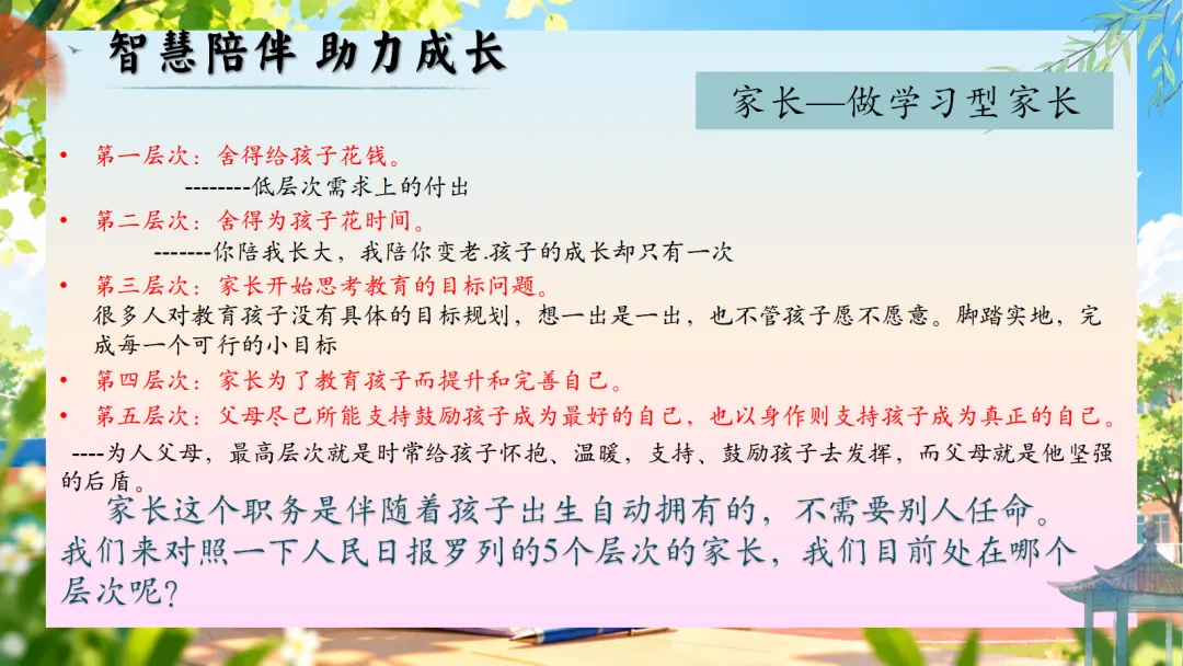 初二上学期期中家长会:乘风破浪正当时, 初二筑梦向远方-第49张图片-四季读书网