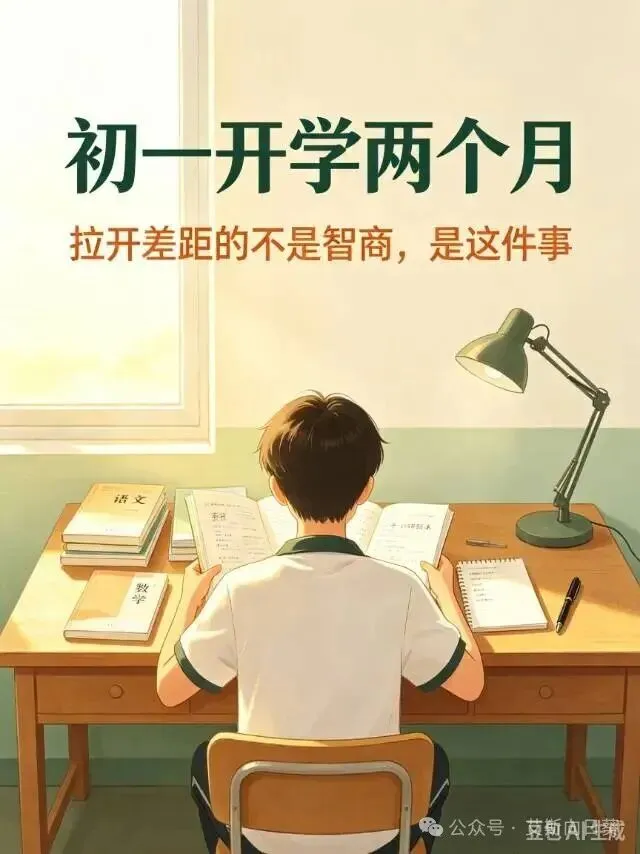 初一开学两个月,真正拉开差距的不是智商,是这件事!-第1张图片-四季读书网 初一开学两个月,真正拉开差距的不是智商,是这件事!-第1张图片-四季读书网