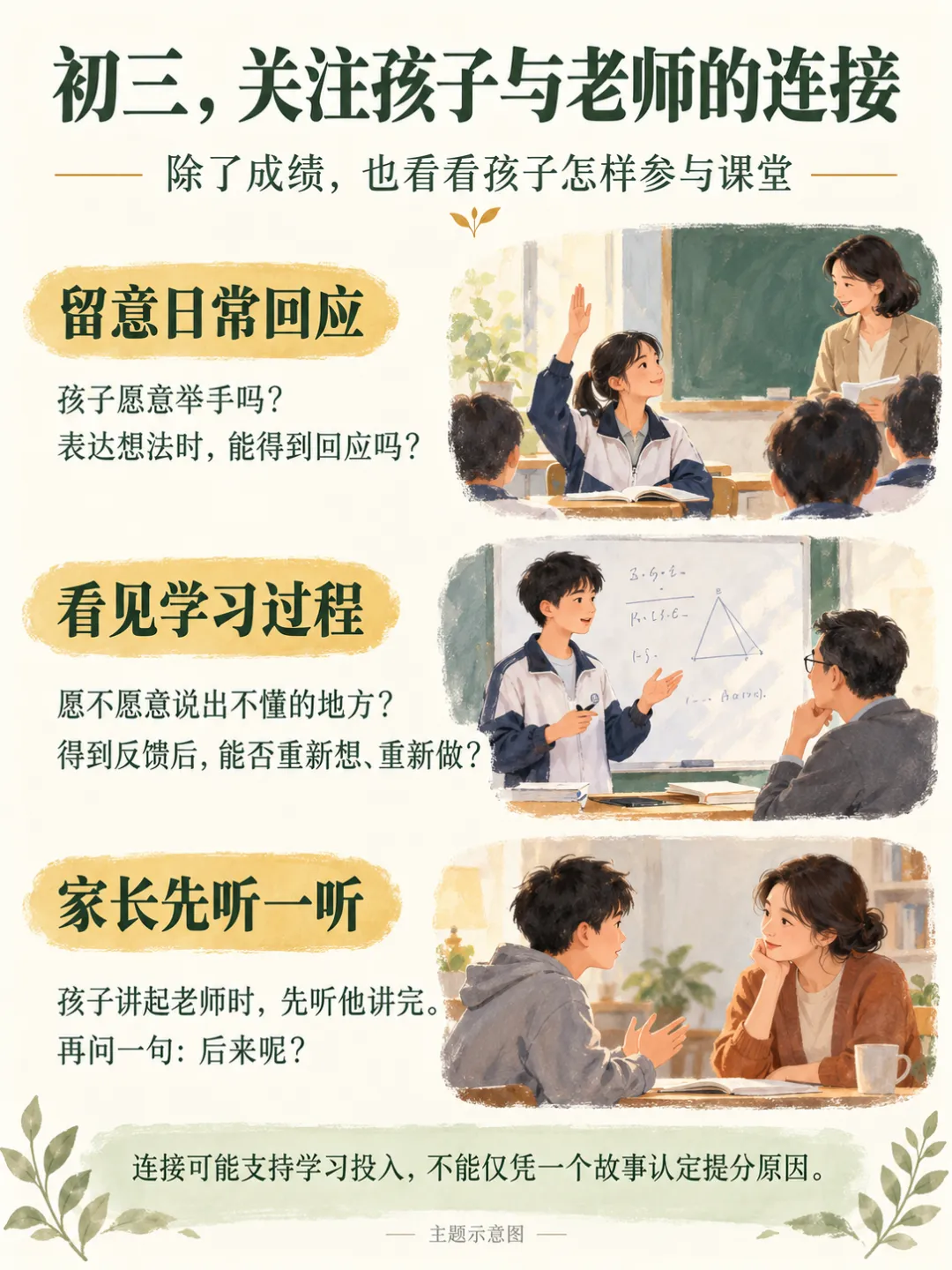初三孩子的进步,有时从与老师的连接开始-第1张图片-四季读书网 初三孩子的进步,有时从与老师的连接开始-第1张图片-四季读书网
