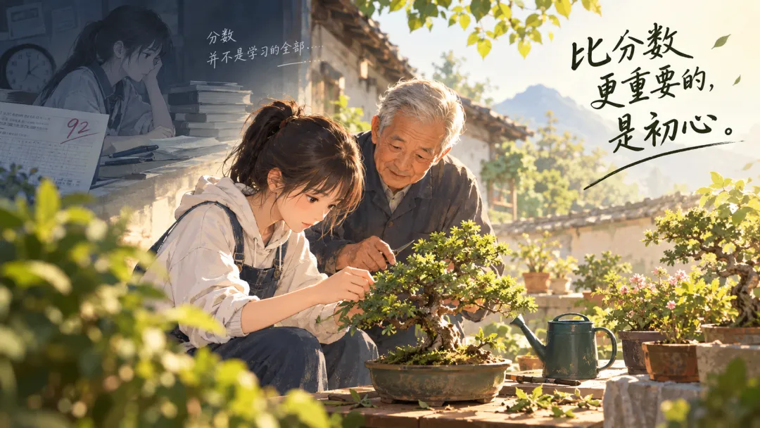 中考作文训练 | 《比分数更重要的》(张舒雅)-第2张图片-四季读书网