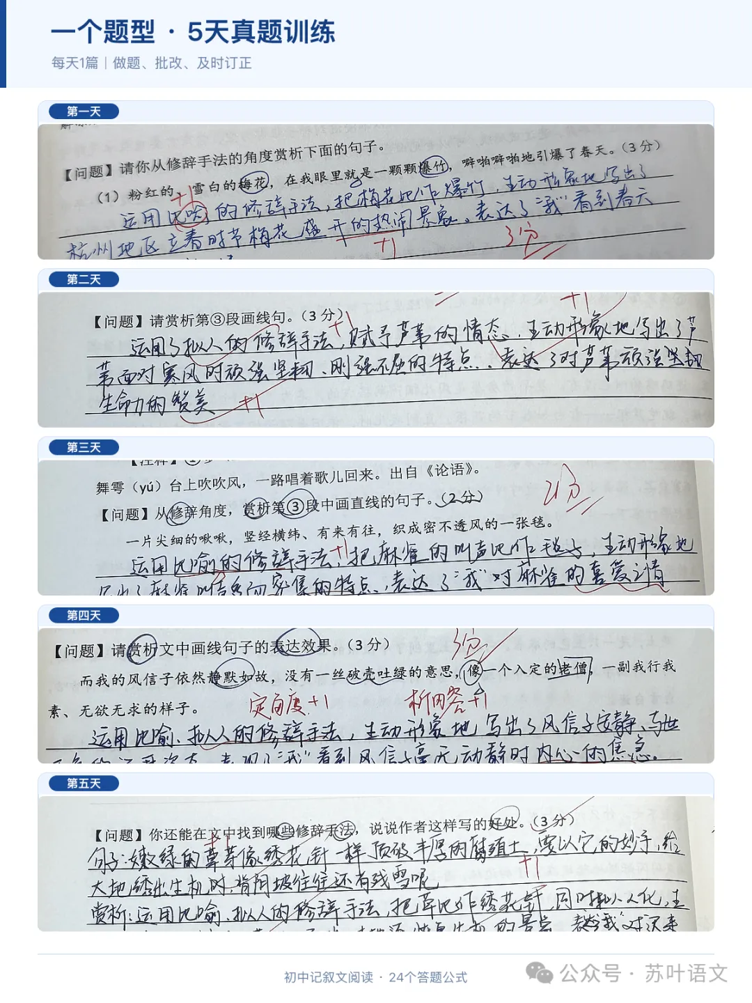 初一语文提分捷径!必须搞定这18个必考题型!-第4张图片-四季读书网 初一语文提分捷径!必须搞定这18个必考题型!-第4张图片-四季读书网