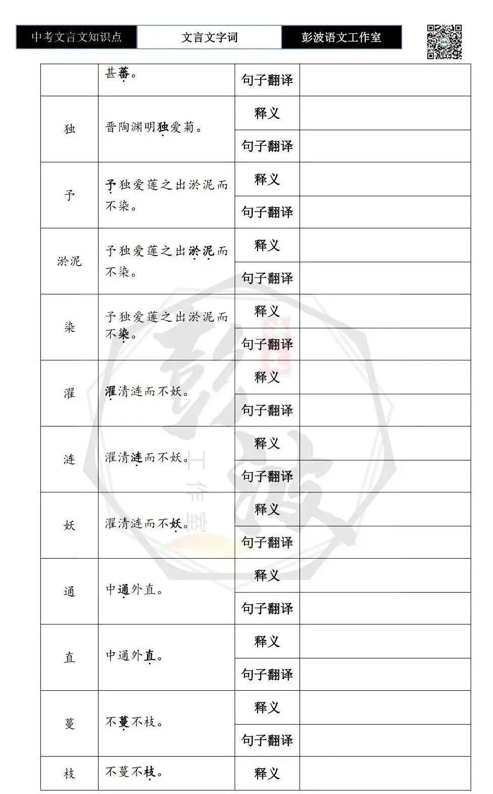 【中考文言文专项】04重点实词-七年级下自测(2元)-第11张图片-四季读书网