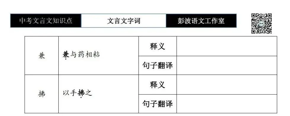 【中考文言文专项】04重点实词-七年级下自测(2元)-第16张图片-四季读书网