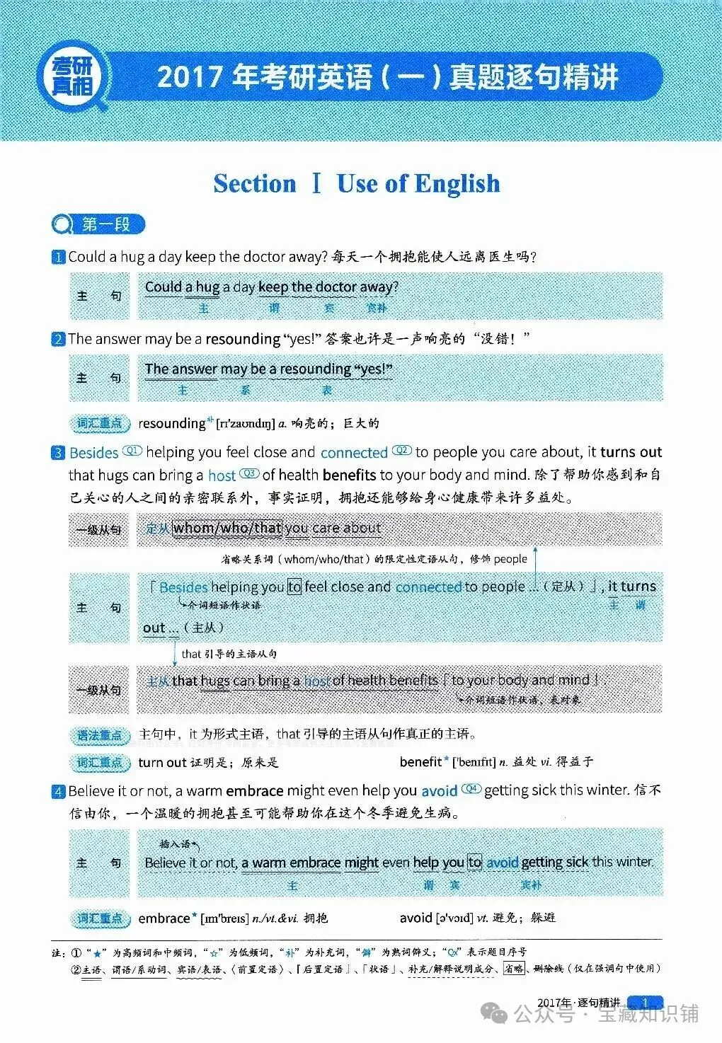 考研英语(一)历年真题逐句精讲(下)-第1张图片-四季读书网