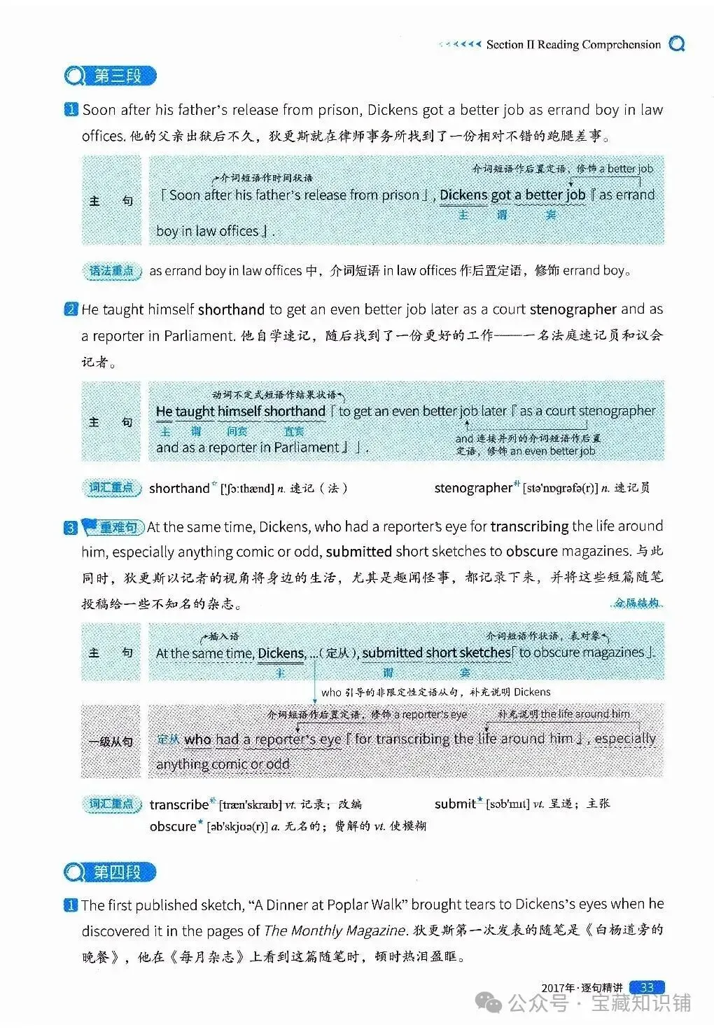 考研英语(一)历年真题逐句精讲(下)-第33张图片-四季读书网