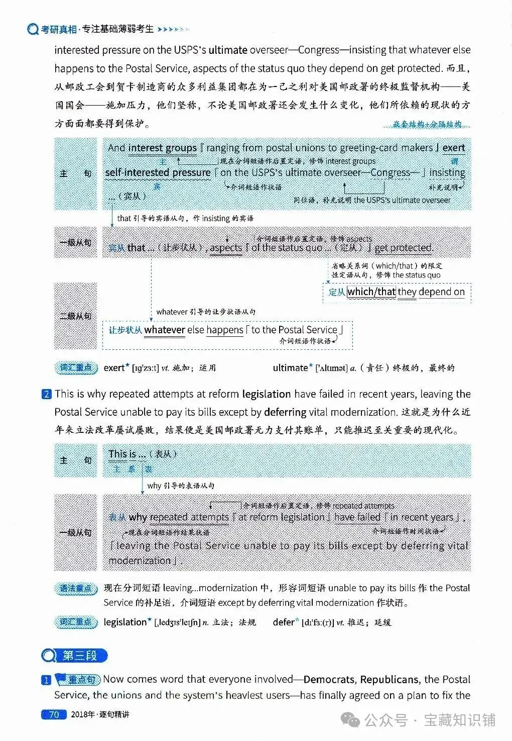 考研英语(一)历年真题逐句精讲(下)-第70张图片-四季读书网