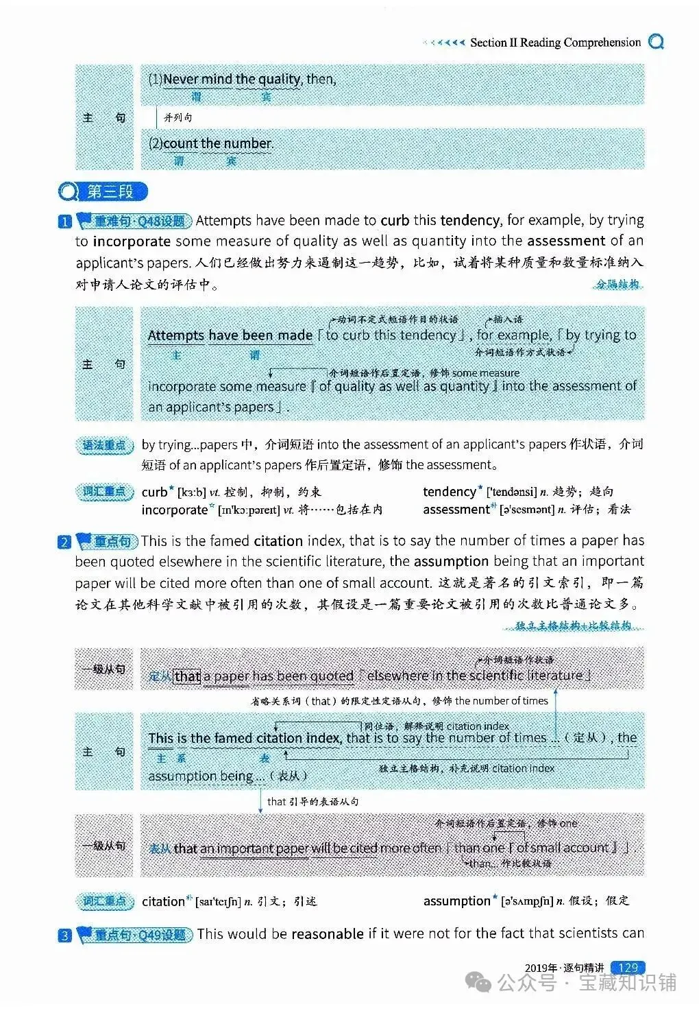 考研英语(一)历年真题逐句精讲(下)-第129张图片-四季读书网