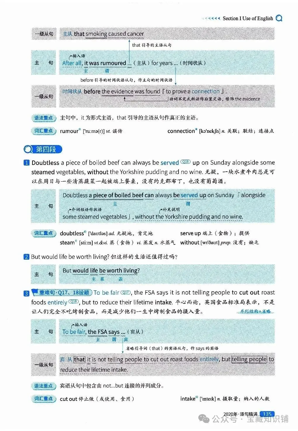 考研英语(一)历年真题逐句精讲(下)-第135张图片-四季读书网