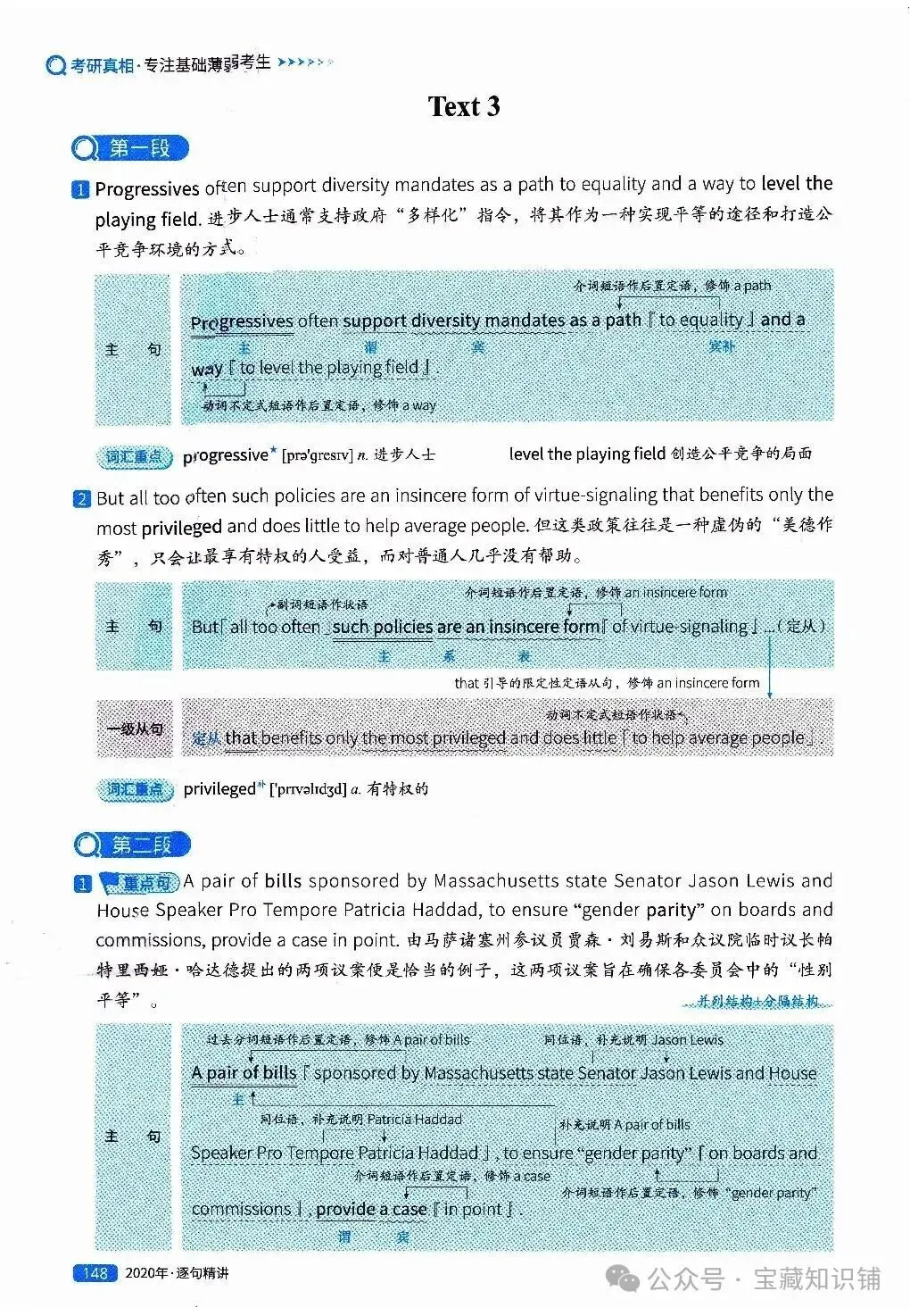 考研英语(一)历年真题逐句精讲(下)-第148张图片-四季读书网