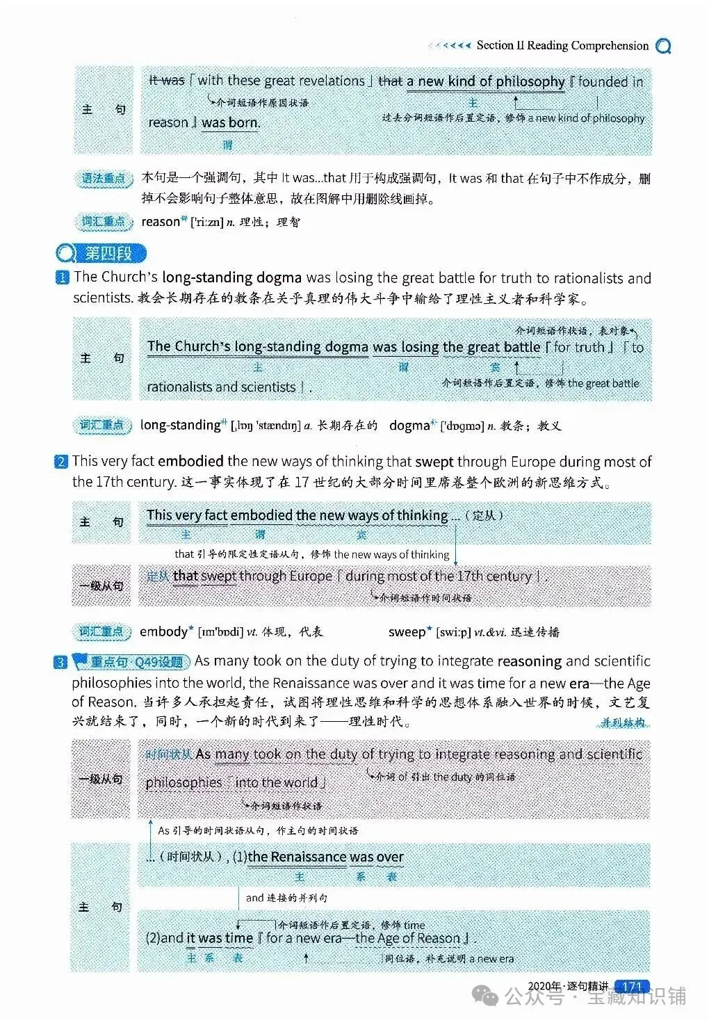 考研英语(一)历年真题逐句精讲(下)-第171张图片-四季读书网