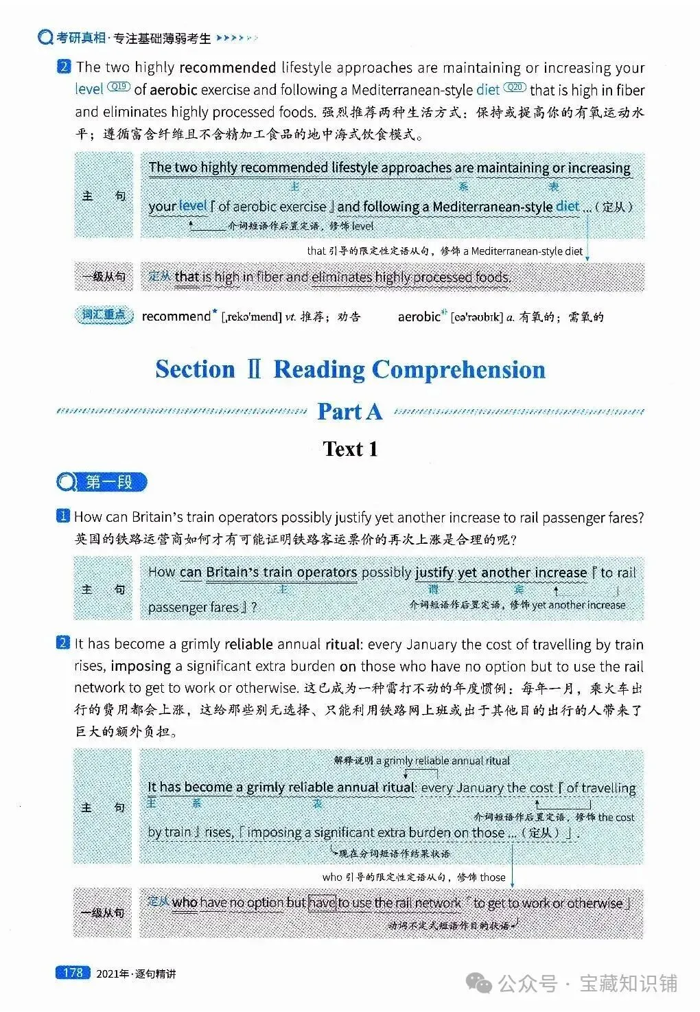 考研英语(一)历年真题逐句精讲(下)-第178张图片-四季读书网