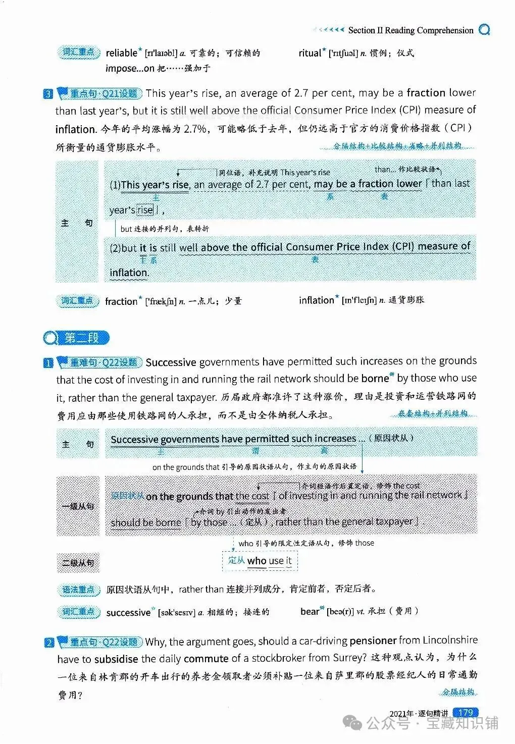考研英语(一)历年真题逐句精讲(下)-第179张图片-四季读书网