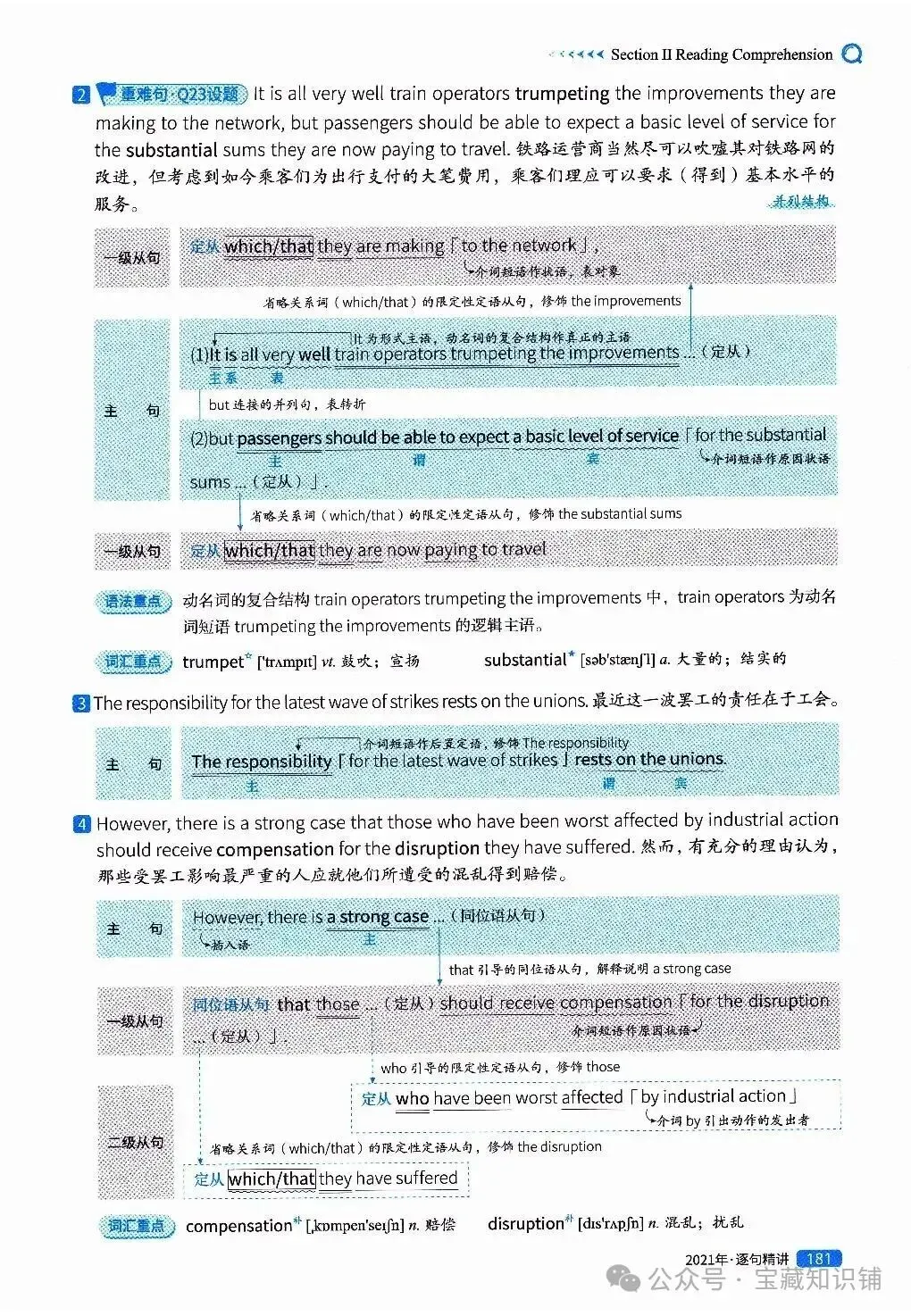 考研英语(一)历年真题逐句精讲(下)-第181张图片-四季读书网