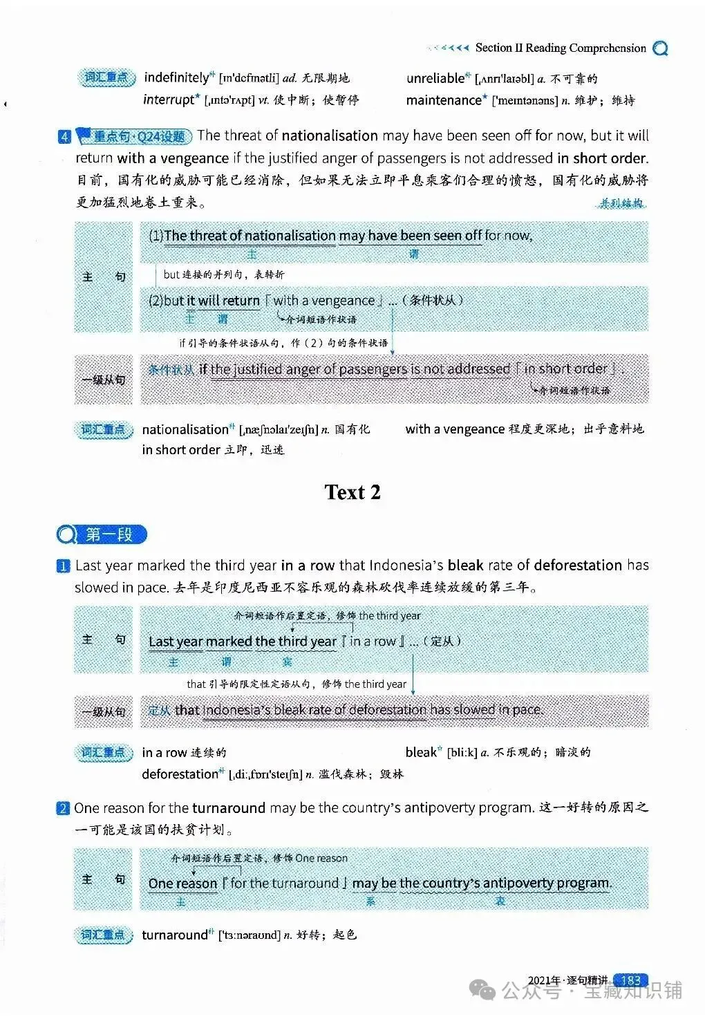 考研英语(一)历年真题逐句精讲(下)-第183张图片-四季读书网