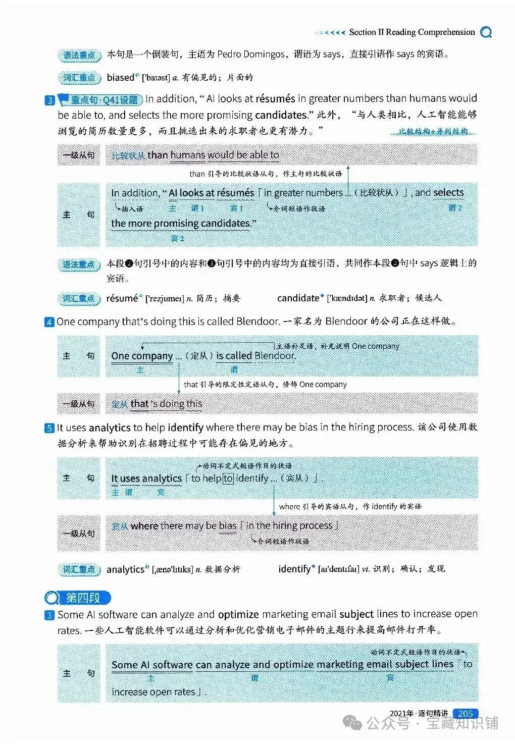 考研英语(一)历年真题逐句精讲(下)-第205张图片-四季读书网