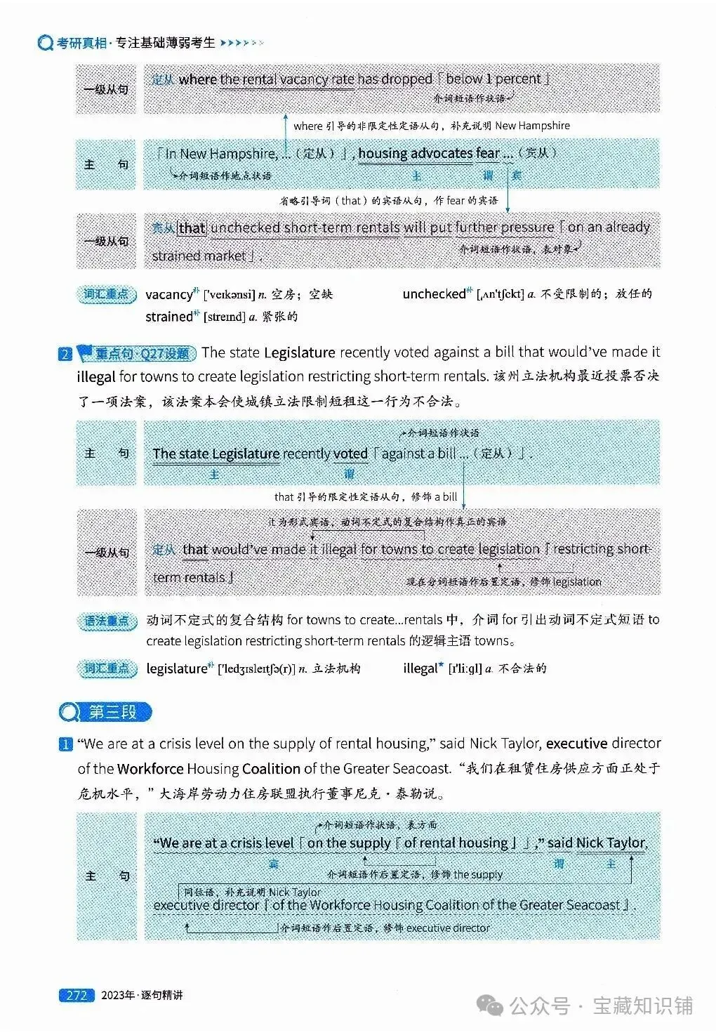 考研英语(一)历年真题逐句精讲(下)-第271张图片-四季读书网