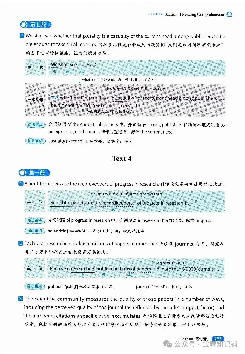 考研英语(一)历年真题逐句精讲(下)-第282张图片-四季读书网