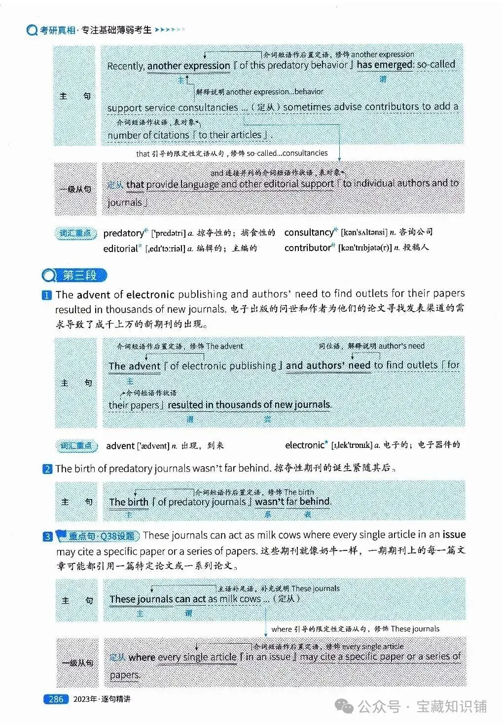考研英语(一)历年真题逐句精讲(下)-第285张图片-四季读书网