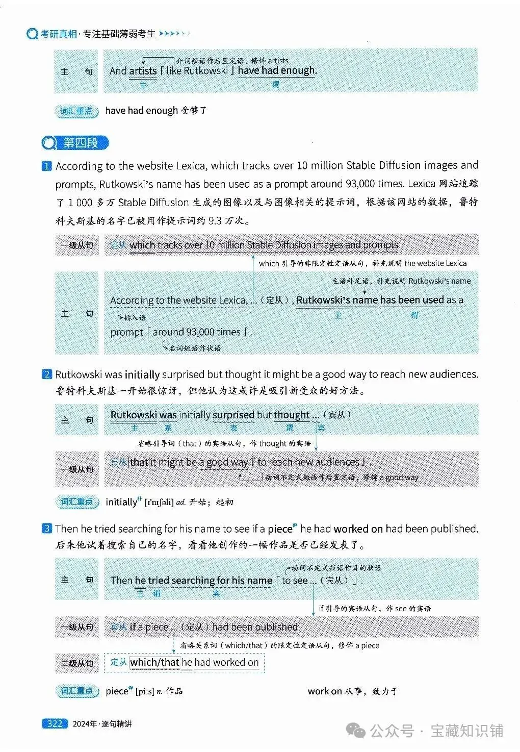 考研英语(一)历年真题逐句精讲(下)-第321张图片-四季读书网