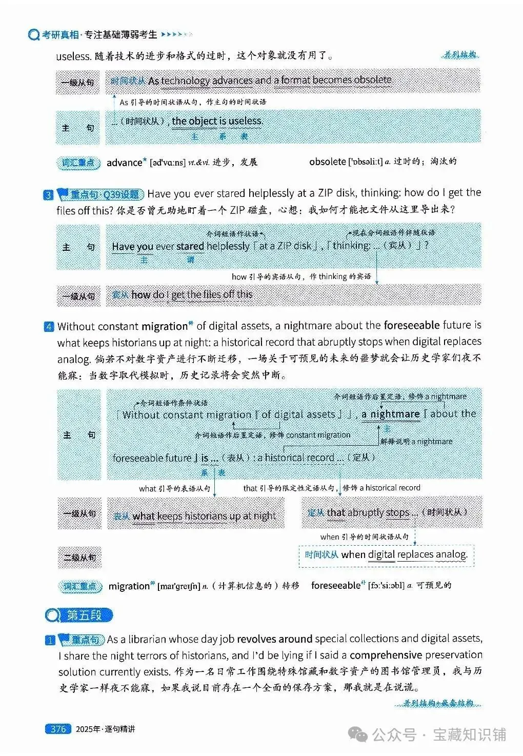 考研英语(一)历年真题逐句精讲(下)-第375张图片-四季读书网