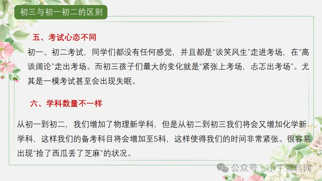 【初三】【秋季上】【期中】家长会:砥砺前行迎中考,家校携手共前进,厉害的班主任这样开(附65页ppt课件)-第42张图片-四季读书网 【初三】【秋季上】【期中】家长会:砥砺前行迎中考,家校携手共前进,厉害的班主任这样开(附65页ppt课件)-第42张图片-四季读书网
