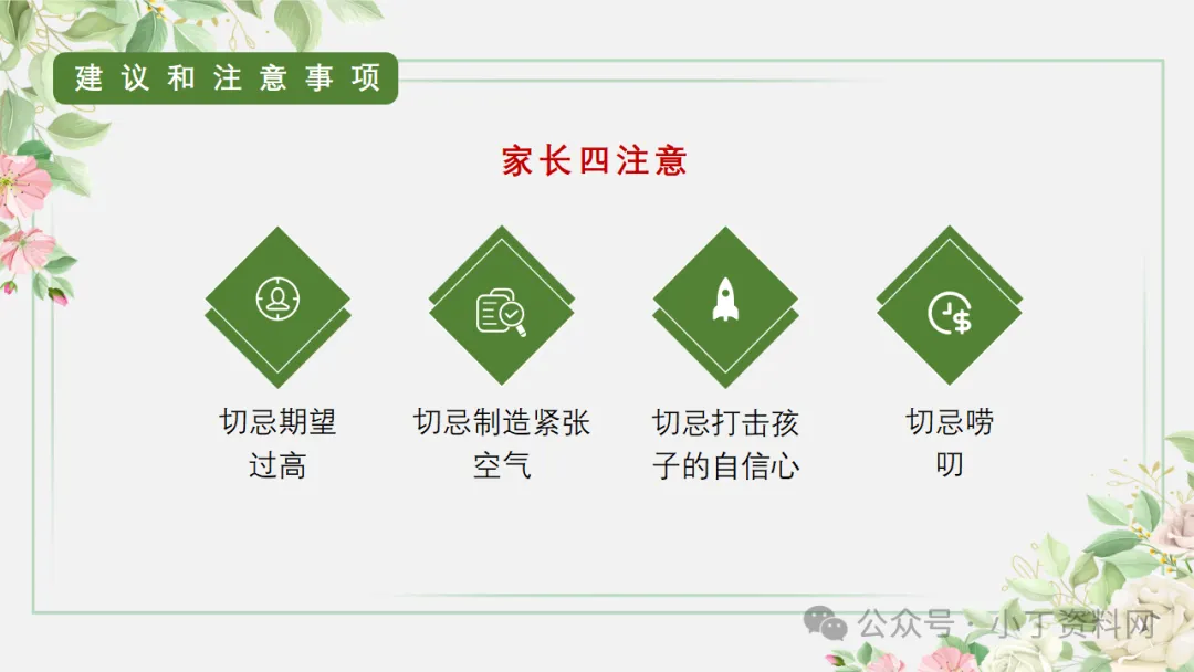 【初三】【秋季上】【期中】家长会:砥砺前行迎中考,家校携手共前进,厉害的班主任这样开(附65页ppt课件)-第64张图片-四季读书网 【初三】【秋季上】【期中】家长会:砥砺前行迎中考,家校携手共前进,厉害的班主任这样开(附65页ppt课件)-第64张图片-四季读书网