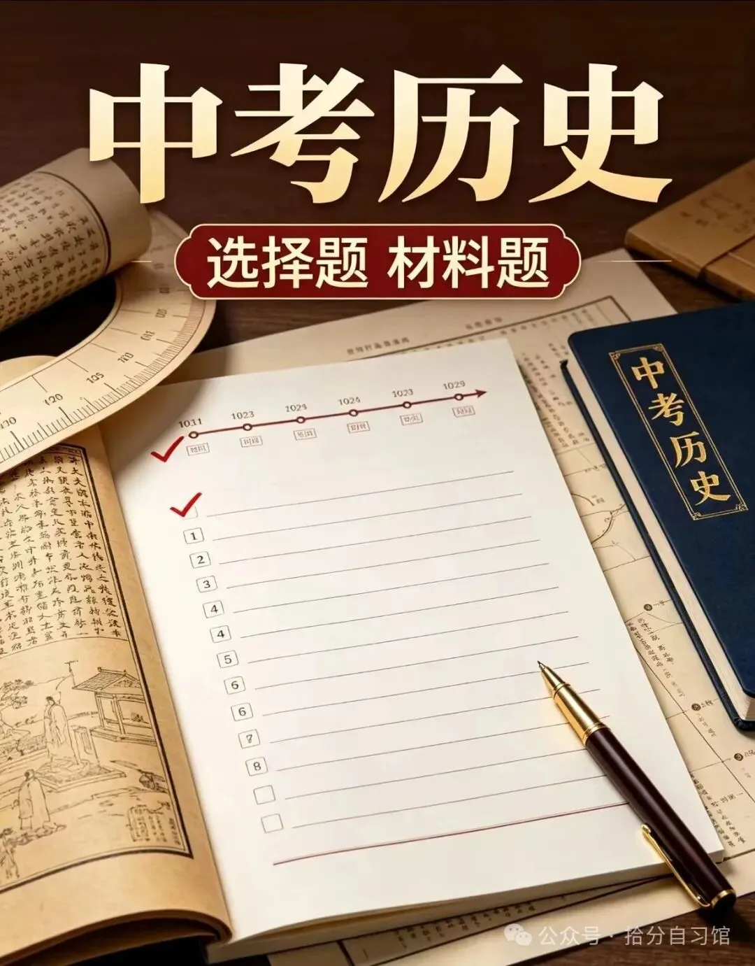 中考历史选择题材料题-第1张图片-四季读书网