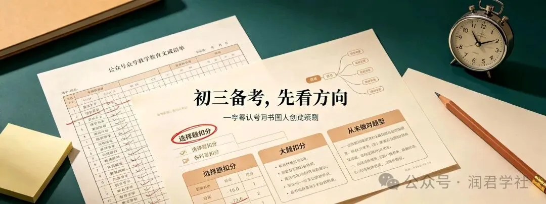 2027中考|初三不用盲目苦学,抓准这5点就赢一半-第1张图片-四季读书网