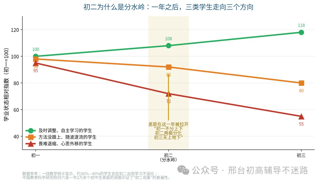 初二这一年,正在悄悄“分流”你的孩子:这份避坑指南,邢台家长请一定看完-第1张图片-四季读书网