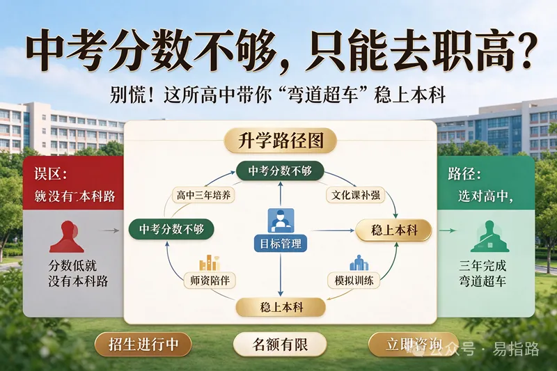 中考分数不够,只能去职高?别慌!这所高中带你“弯道超车”稳上本科-第2张图片-四季读书网 中考分数不够,只能去职高?别慌!这所高中带你“弯道超车”稳上本科-第2张图片-四季读书网