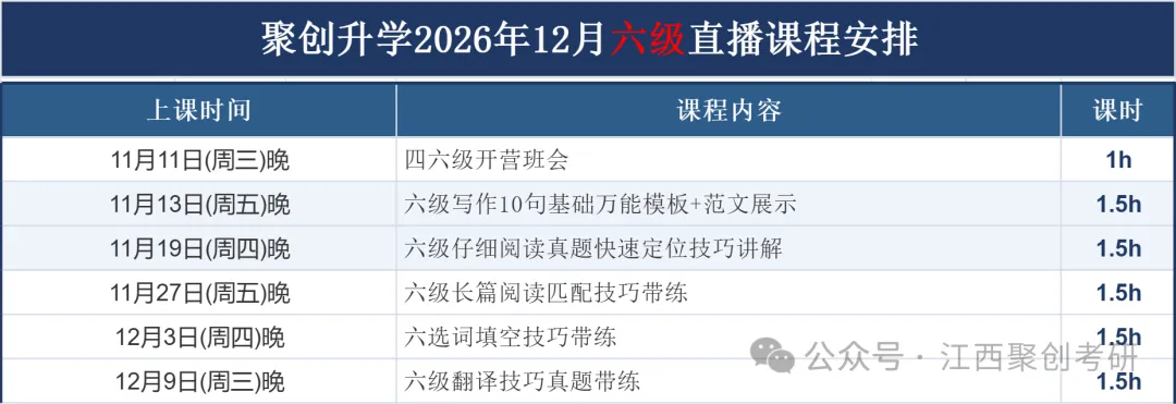 考前30天,真题免费送!2026四六级公益冲刺课,四级六级分开冲-第4张图片-四季读书网
