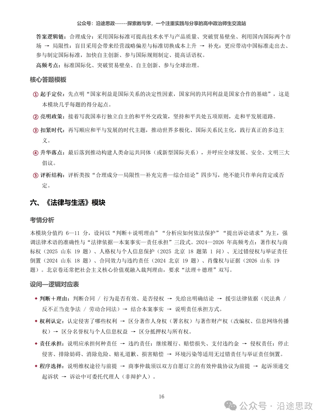 收藏:高中政治24-26真题溯源分析及作答逻辑归纳训练-第22张图片-四季读书网 收藏:高中政治24-26真题溯源分析及作答逻辑归纳训练-第22张图片-四季读书网