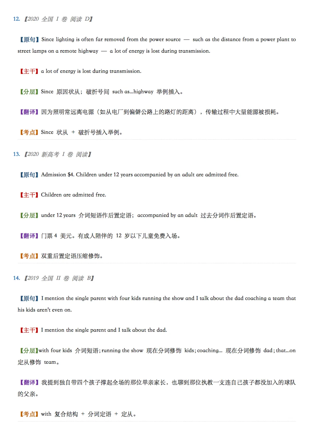 近十年高考英语真题长难句汇总,记得要看!-第5张图片-四季读书网 近十年高考英语真题长难句汇总,记得要看!-第5张图片-四季读书网