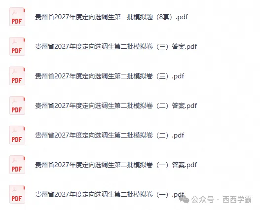 2027贵州省定向选调招录考试26年《申论》真题试卷及答案含卷11套-第3张图片-四季读书网 2027贵州省定向选调招录考试26年《申论》真题试卷及答案含卷11套-第3张图片-四季读书网