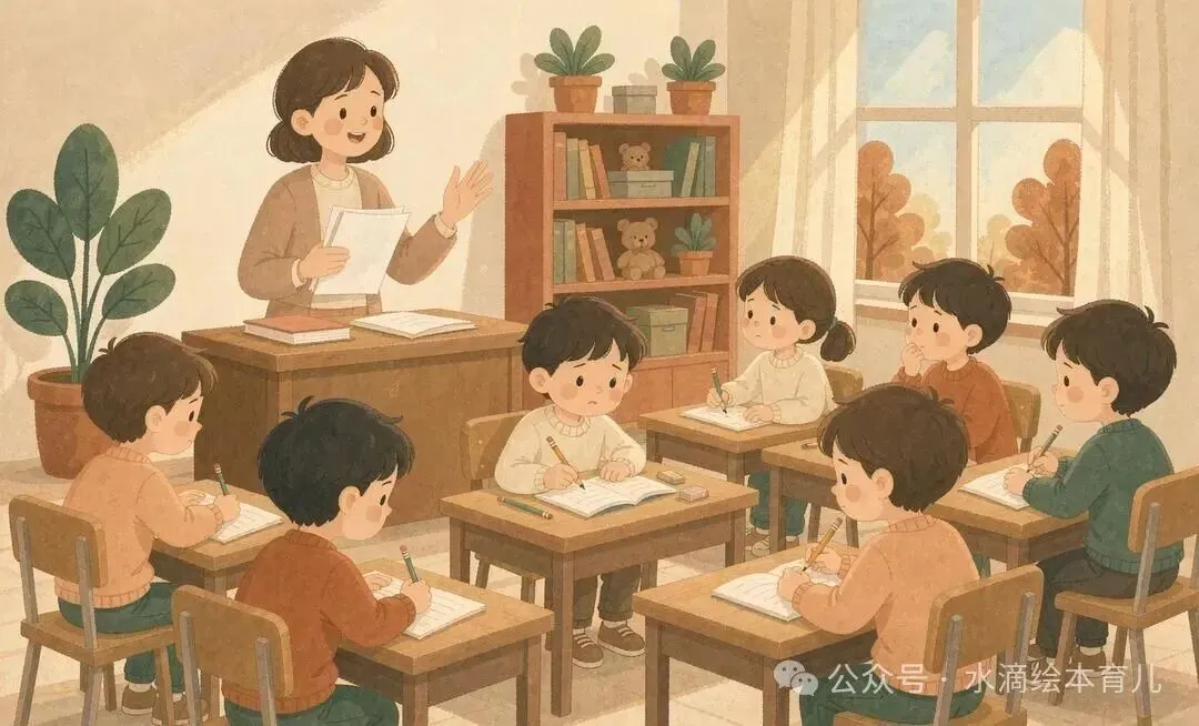 一年级期中考的,是大班练的底子-第1张图片-四季读书网