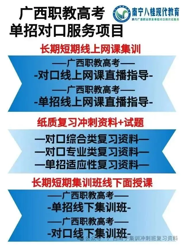 广西2027职教高考|轻工纺织大类对口备考看这里!-第3张图片-四季读书网 广西2027职教高考|轻工纺织大类对口备考看这里!-第3张图片-四季读书网