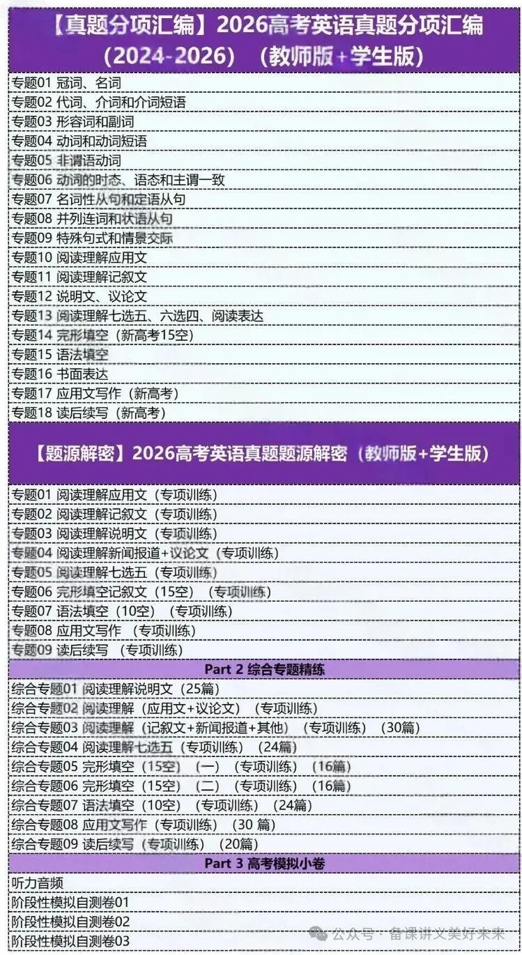 2027高考英语外研总复习讲通练透七部分-第6张图片-四季读书网