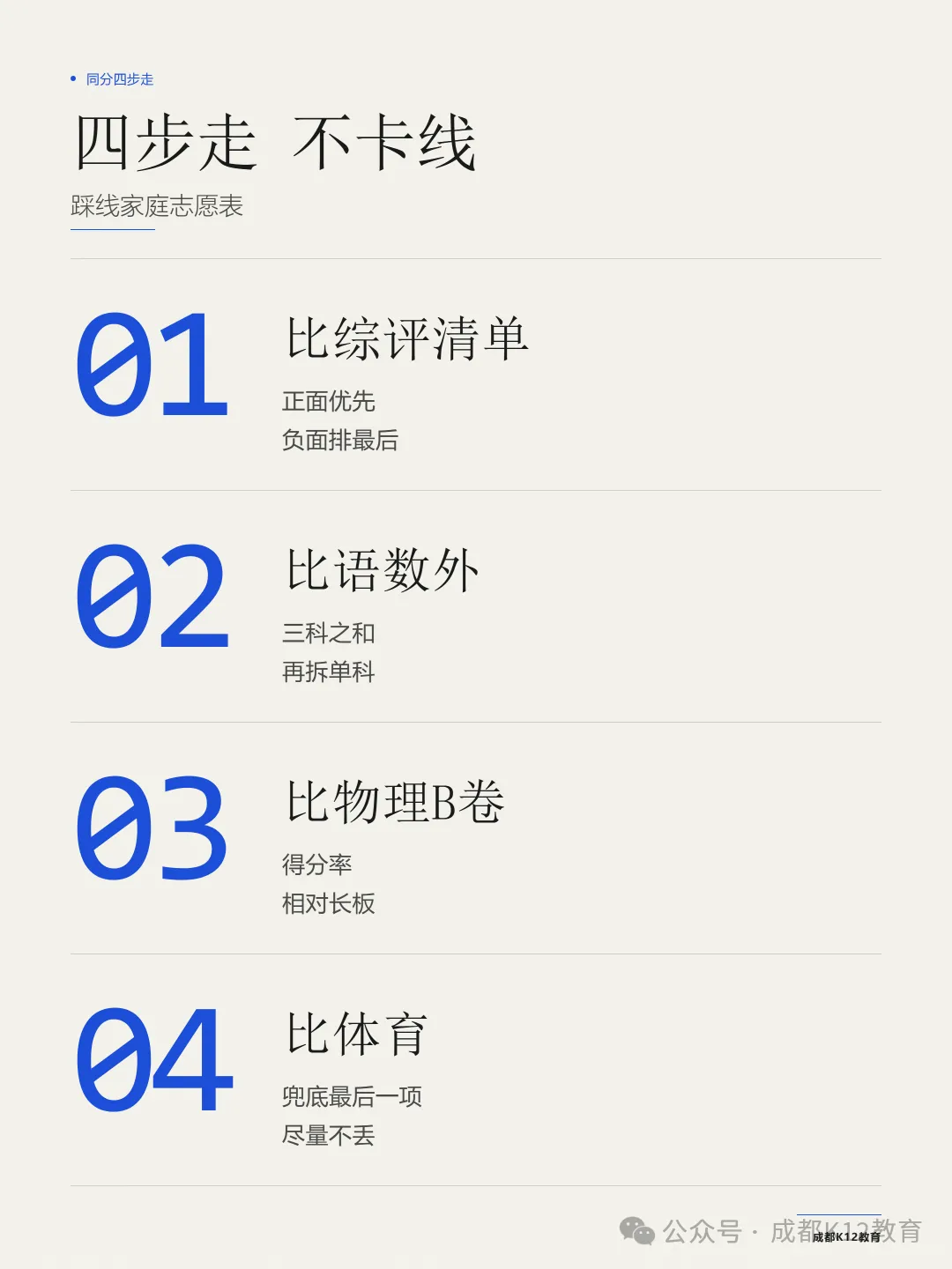 成都中考同分排序规则:踩线生家长最该看懂的一条细则-第2张图片-四季读书网 成都中考同分排序规则:踩线生家长最该看懂的一条细则-第2张图片-四季读书网